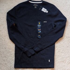 Polo by Ralph Lauren Dark Blue Thermal Top
